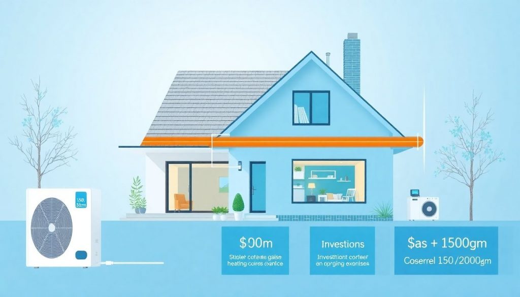 Header-Bild für Artikel über Hybridheizung aus Gas und Wärmepumpe mit Investitions- und Betriebskosten für ein 150qm Haus