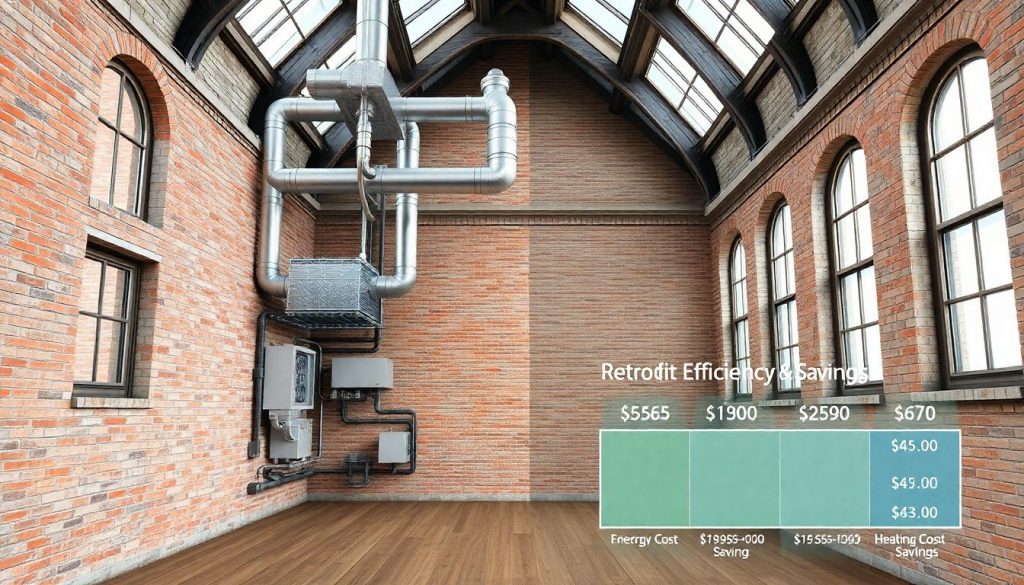 Lüftungsanlage mit Wärmerückgewinnung in einem Altbau: Darstellung der Nachrüstkosten im Vergleich zur Heizkosteneinsparung
