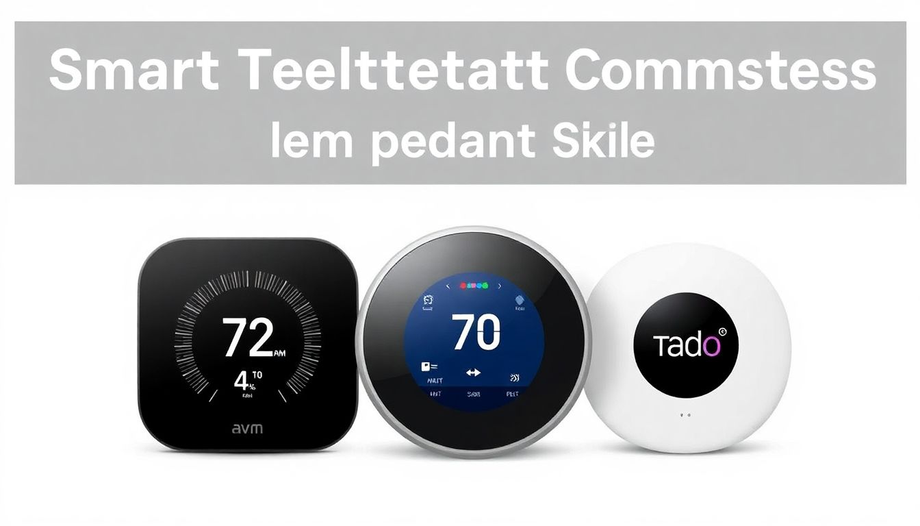 Drei smarte Heizkörperthermostate: AVM FRITZ!DECT, Homematic IP und Tado° im direkten Vergleich nebeneinander angeordnet.