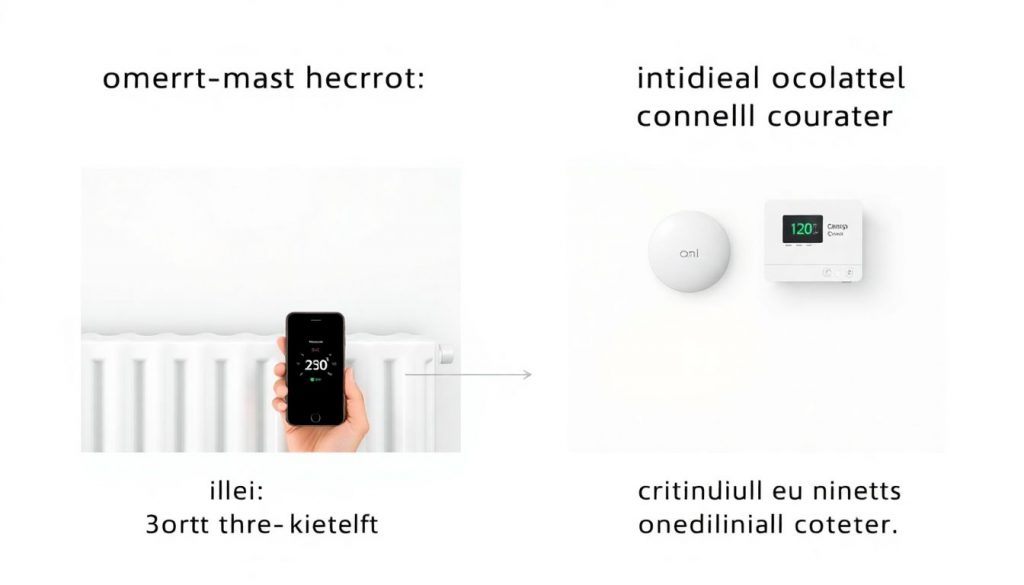 Header-Bild: Smarte Heizkörperthermostate im Vergleich zu Einzelraumreglern in einem 80m² Altbau. Visualisierung von Kosten, Nutzen und Energieeffizienz.