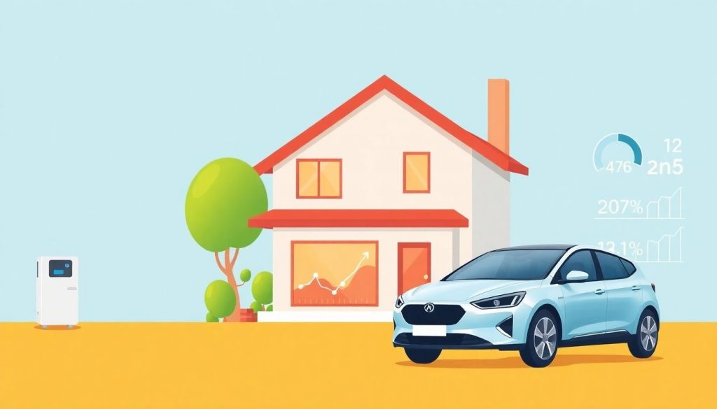 Header-Bild für Stromtarif mit dynamischen Preisen: Einsparungspotenzial für Haushalt mit Wärmepumpe und Elektroauto