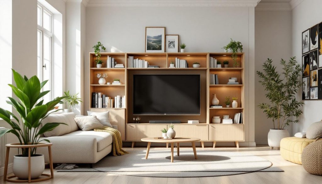 Wandregale aus hellem Holz – Titelbild