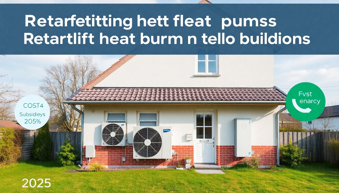 Header-Bild für Artikel: Wärmepumpe nachrüsten im Altbau mit Kosten, Förderung und Amortisationsberechnung für 2025