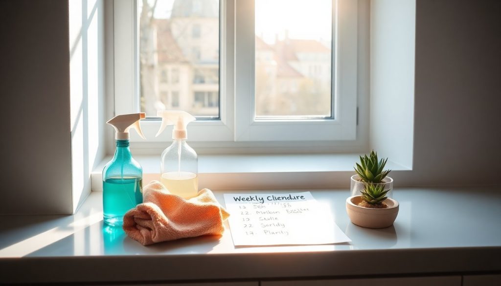 Wie Sie einen effektiven Putzplan für eine nachhaltige Wochenroutine erstellen