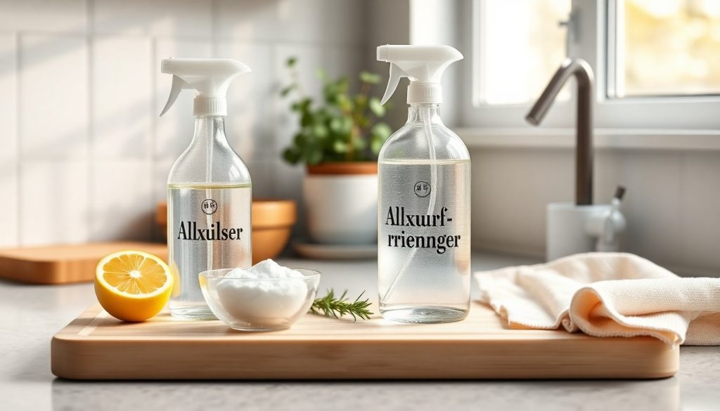 Nachhaltige Reinigungsmittel selber machen: Einfache Rezepte für Allzweckreiniger, Glasreiniger und Kalklöser