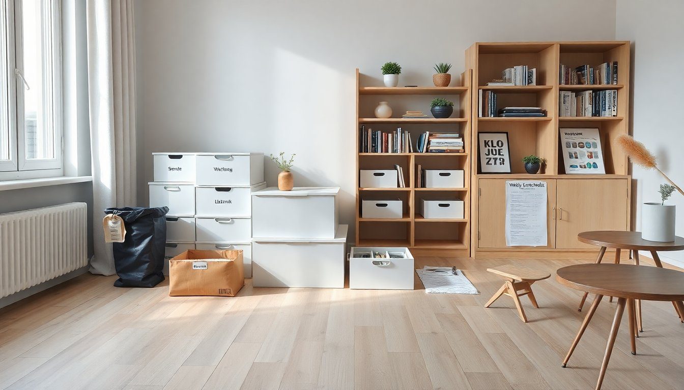 Die systematische 4-Schritte-Methode für dauerhafte Ordnung zu Hause