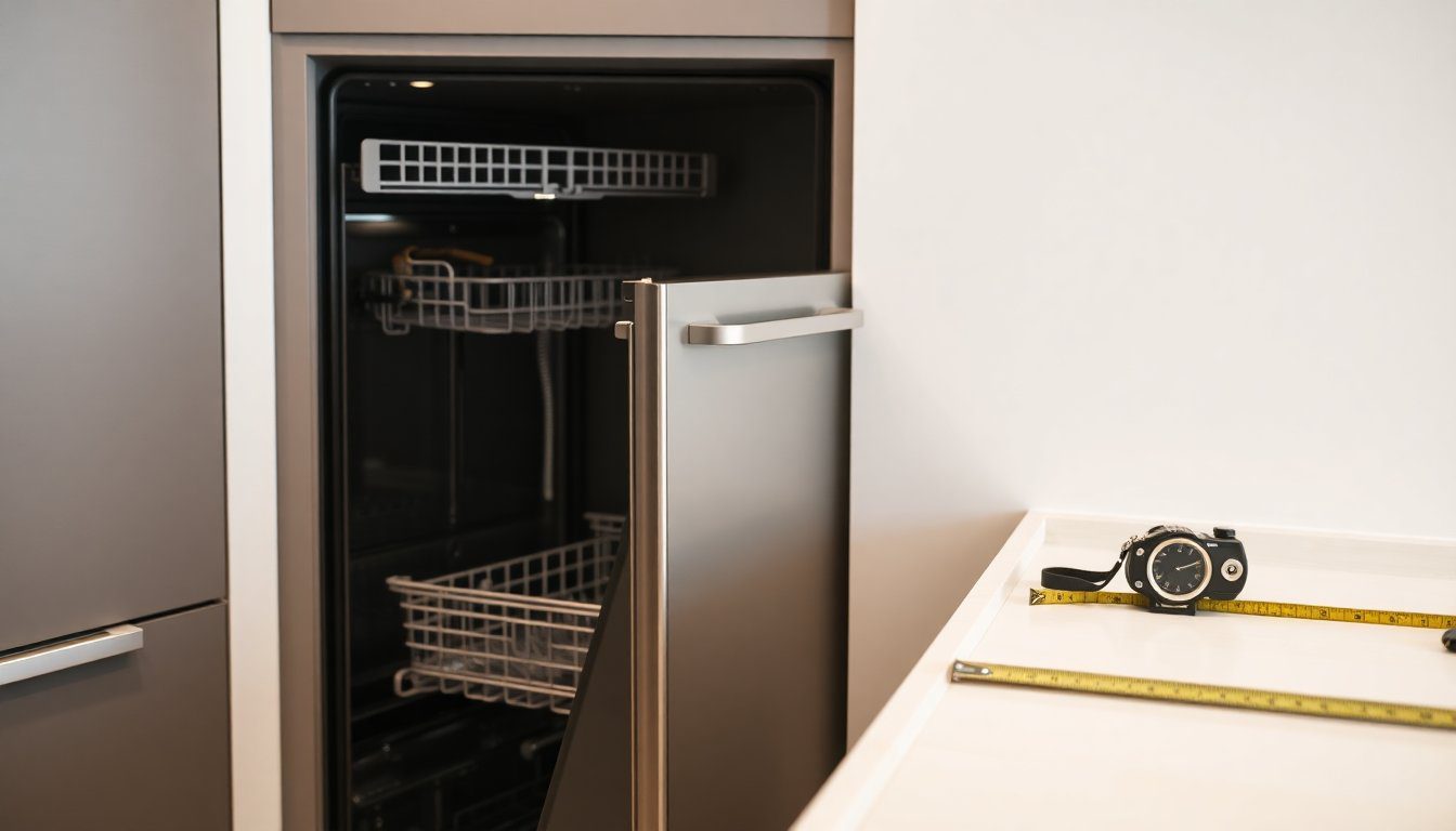 Geschirrspüler 45 cm einbauen: Worauf Sie bei schmalen Nischen achten müssen