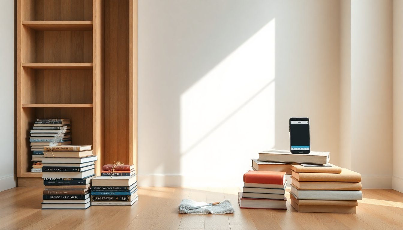 Das Bücherregal ausmisten und neu organisieren: Welche Bücher behalten, verschenken oder verkaufen?