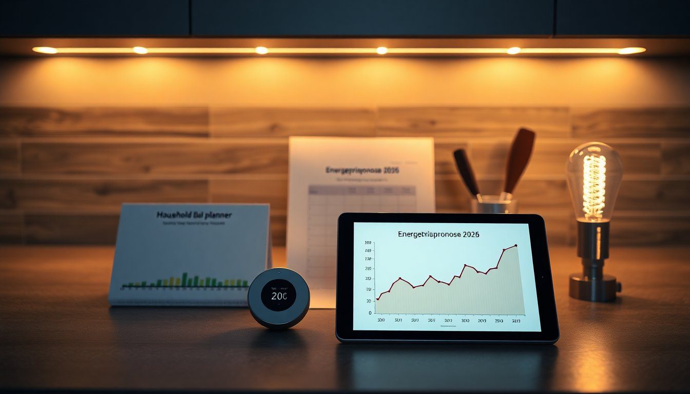 Energiepreise 2026 verstehen und Haushaltsbudget smart anpassen