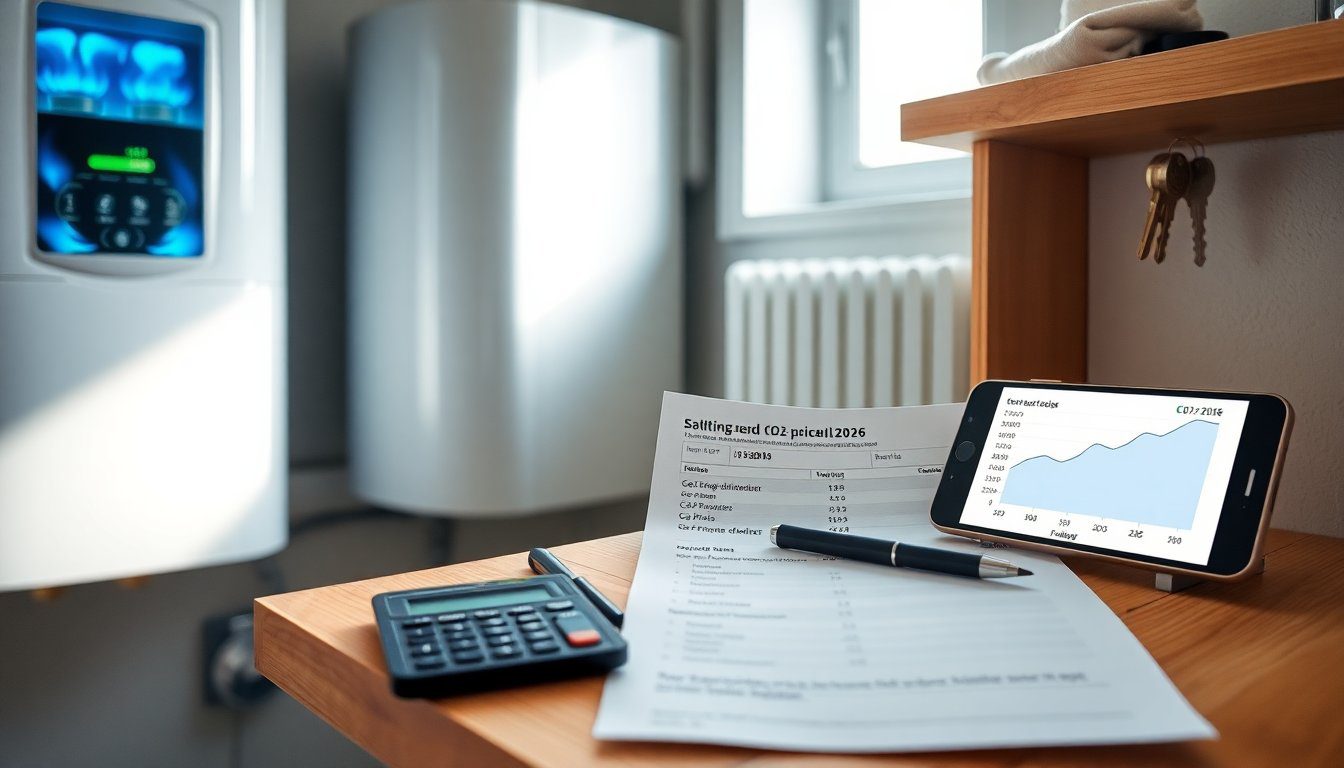 CO2-Preis 2026: So berechnen Sie die Mehrkosten für Heizung und Warmwasser in Ihrer Mietwohnung