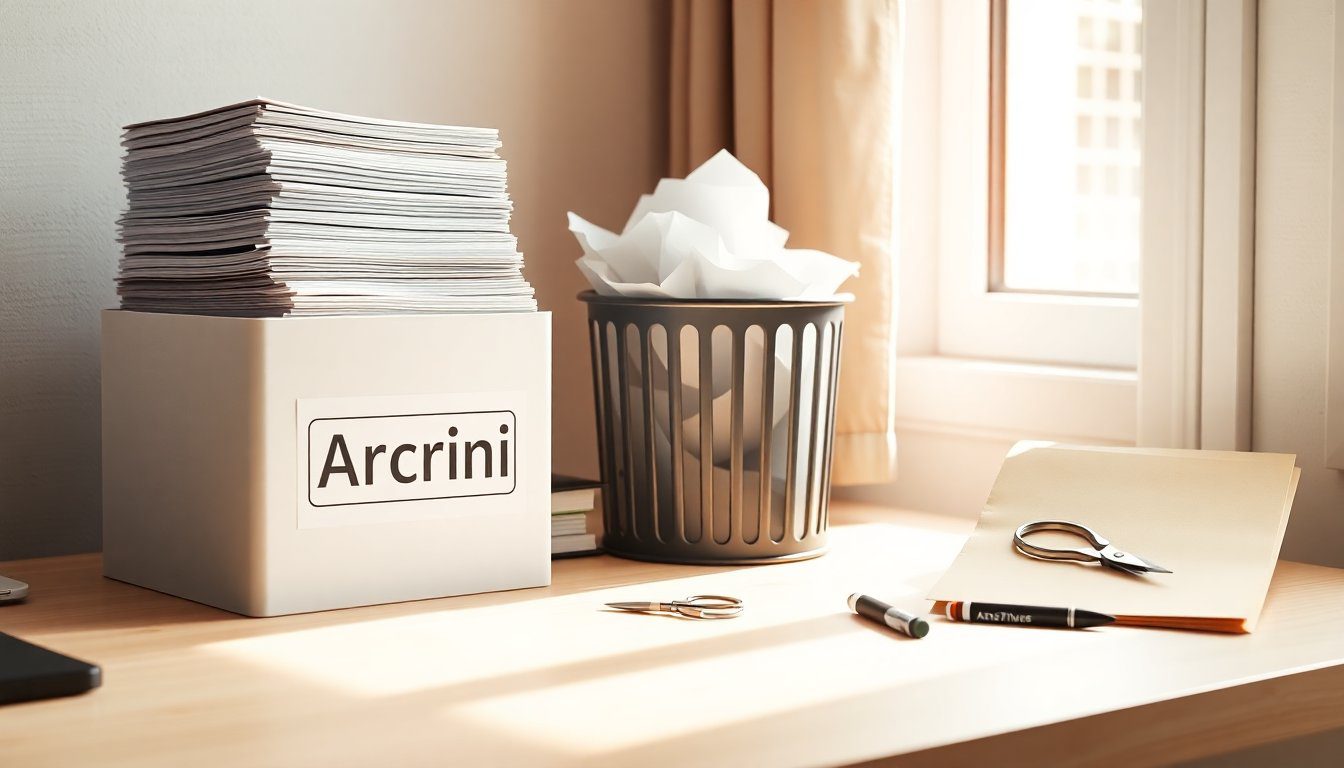 Motivationstipps zum Aussortieren von jahrelang angesammelter Papierstapel