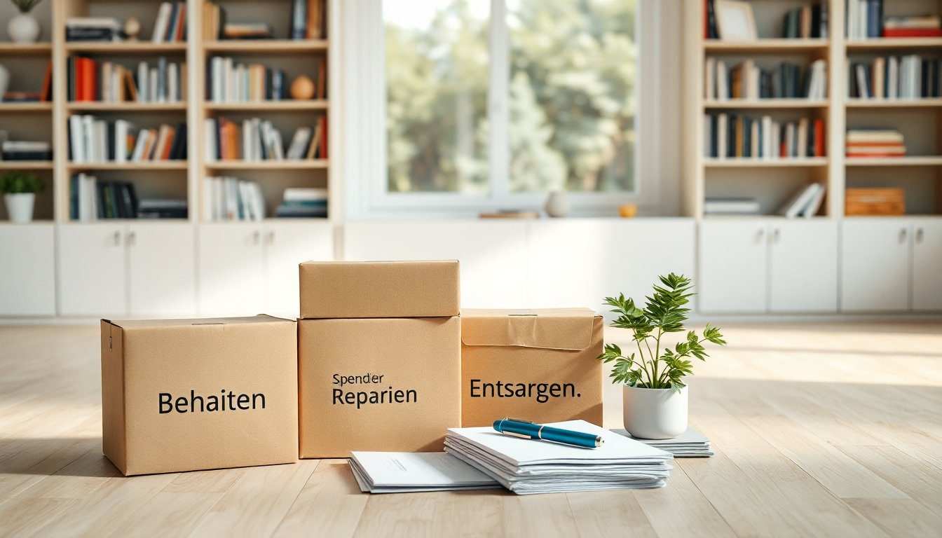 Ein systematischer Leitfaden zum Ausmisten und nachhaltigen Ordnung schaffen