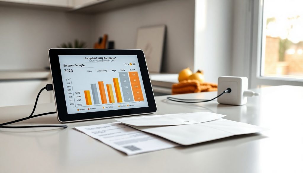 Energiepreise Europa Vergleich 2025: So wechseln Sie zu einem günstigeren Anbieter