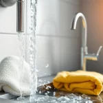 Abfluss reinigen mit Backpulver und Essig