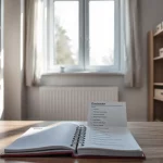 Aufgeräumter und organisierter Wohnbereich mit Aufbewahrungssystemen