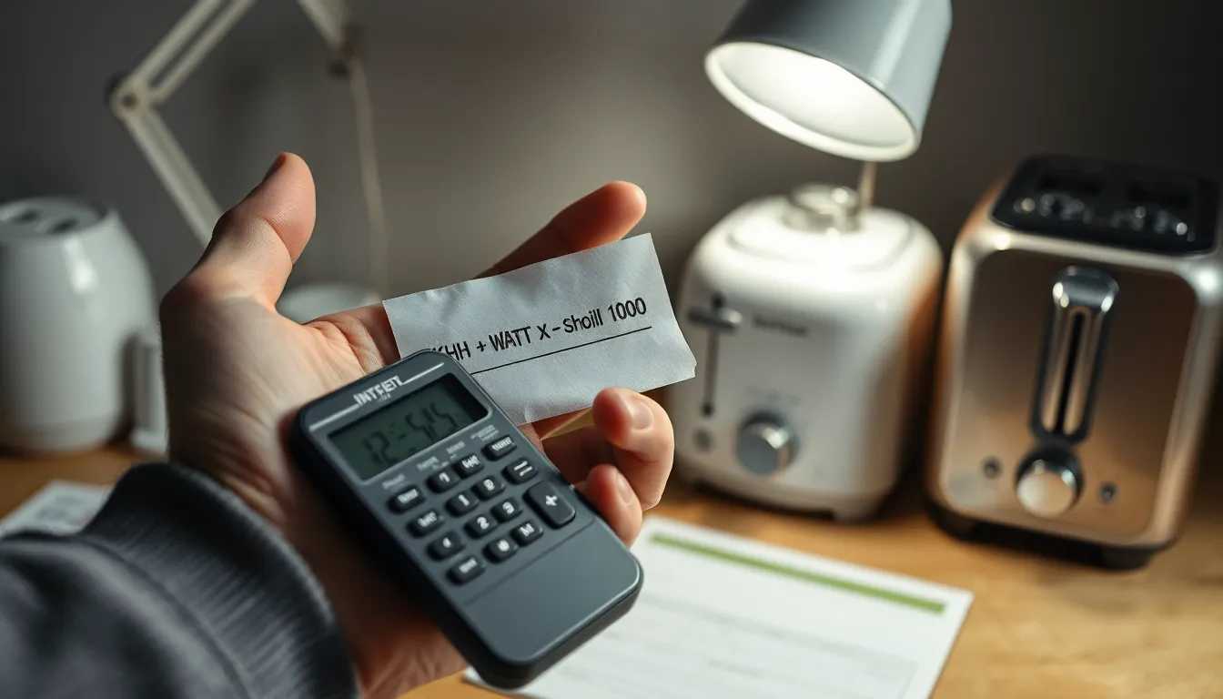 Berechnung des Stromverbrauchs in kWh mit Formel, Taschenrechner und Energielabel