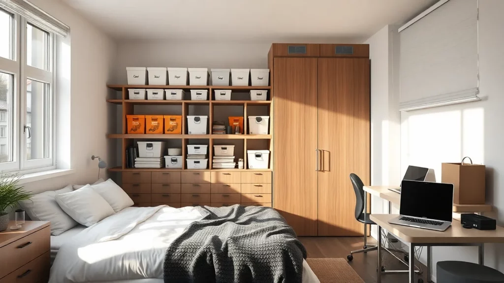 Schlafzimmer Aufbewahrungssystem nach Nutzungshäufigkeit täglich wöchentlich selten – Titelbild