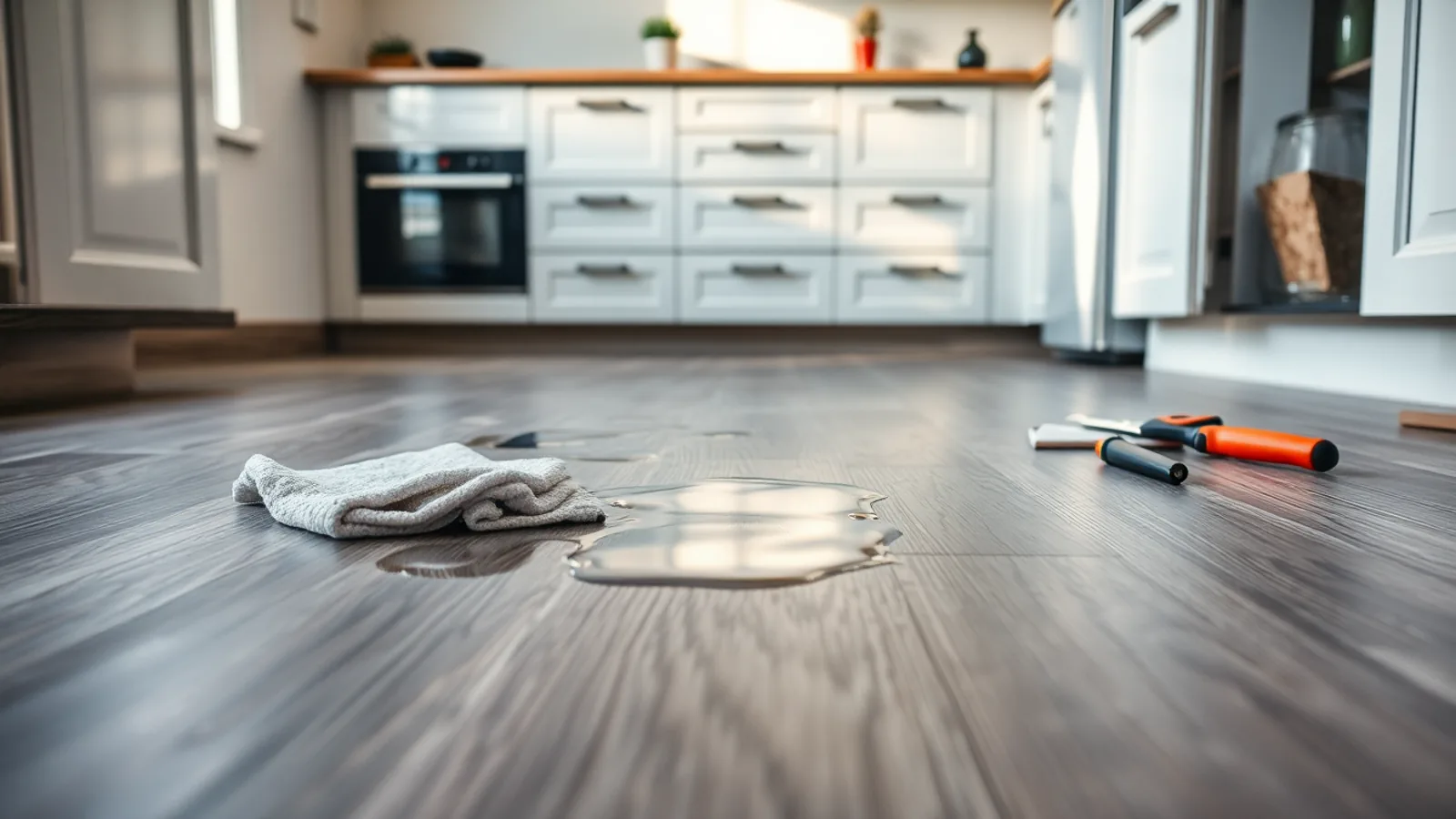 Küche Wasserflecken auf Boden Laminat Kosten – Titelbild