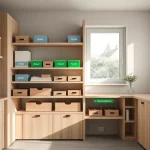 Abstellraum Beschriftung Routine täglich wöchentlich monatlich – Titelbild