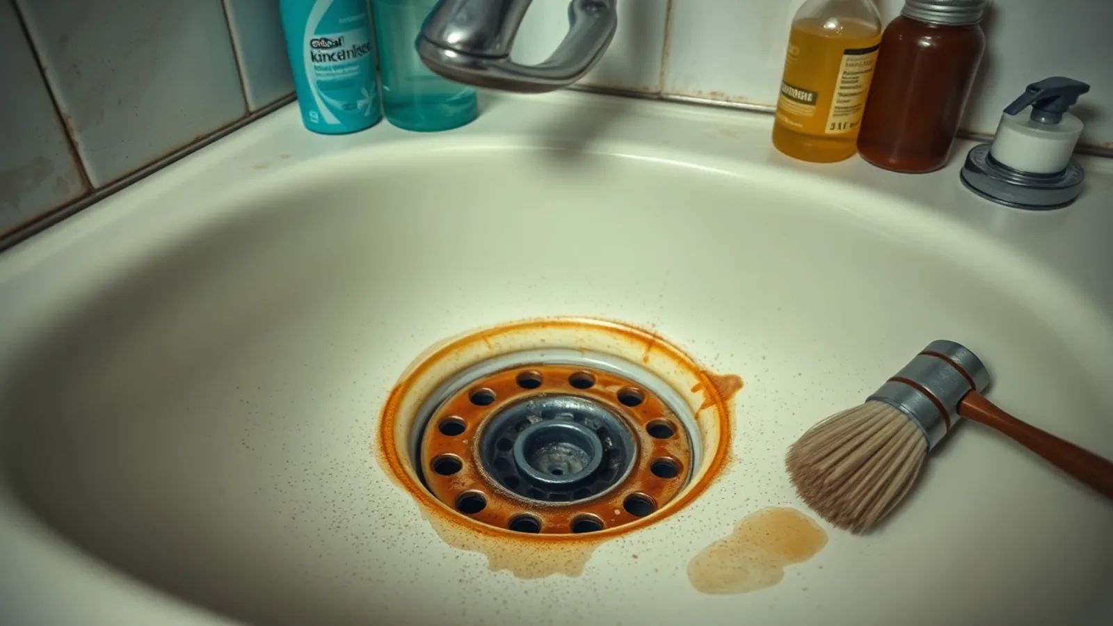 Bad Verfärbungen auf Abfluss Küche Bad Kosten – Titelbild