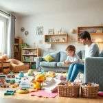 Wohnzimmer Ordnerstruktur Routine täglich wöchentlich monatlich Mythos vs Fakten – Titelbild