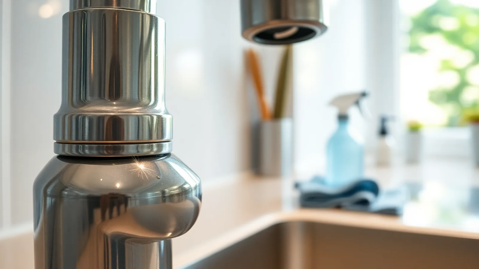 Tierhaare auf Armaturen Chrom Edelstahl entfernen – Titelbild