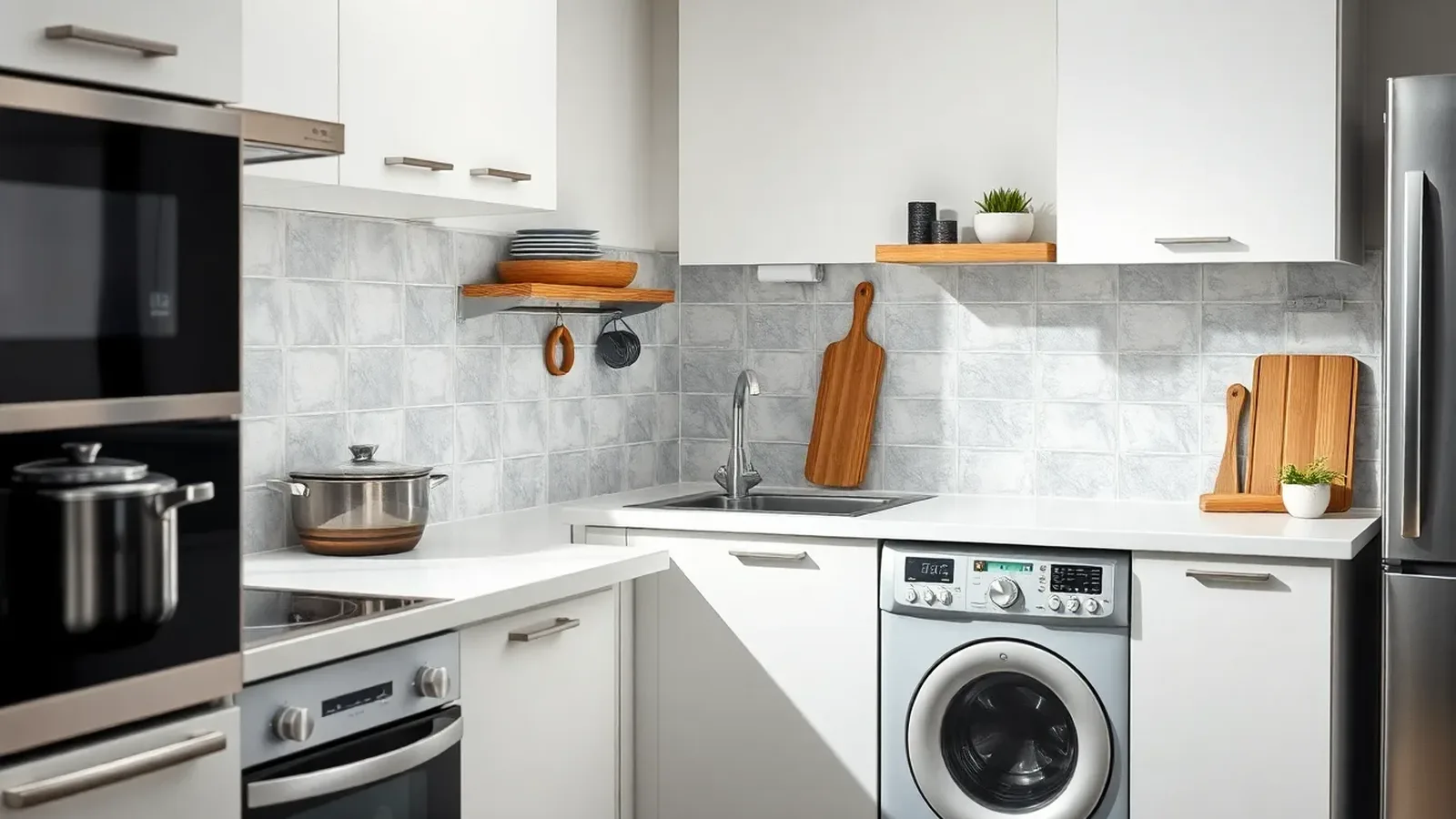 Küche Staubschicht auf Armaturen Chrom/Edelstahl – Titelbild